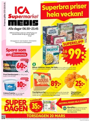 ICA Supermarket-katalog i Täby | Rabatter och kampanjer | 2025-03-17T00:00:00.000Z - 2025-03-23T00:00:00.000Z