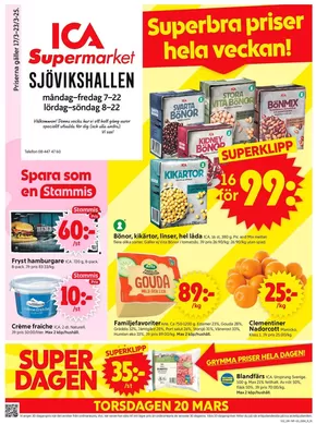 ICA Supermarket-katalog i Fagersjö | Erbjudanden för fyndjägare | 2025-03-17T00:00:00.000Z - 2025-03-25T00:00:00.000Z