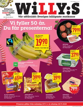 Willys-katalog i Söderby (Ekerö) | Aktuella specialerbjudanden | 2025-03-17T00:00:00.000Z - 2025-03-23T00:00:00.000Z